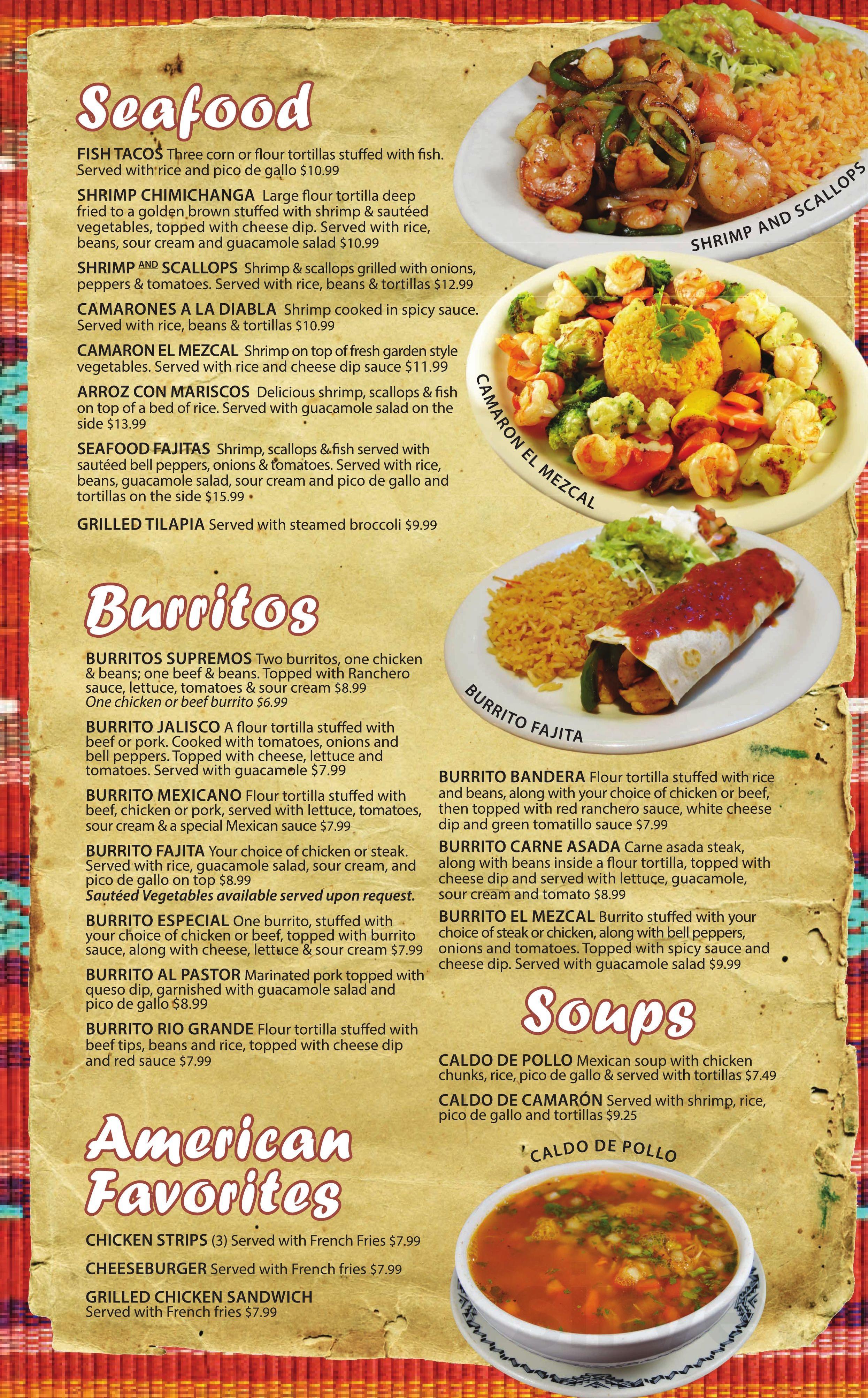 Traditional Mexican Food List